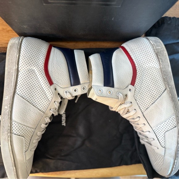“Dirty” Saint Laurent High Top Sneaker Sz 45 (US 12) - Picture 4 of 6